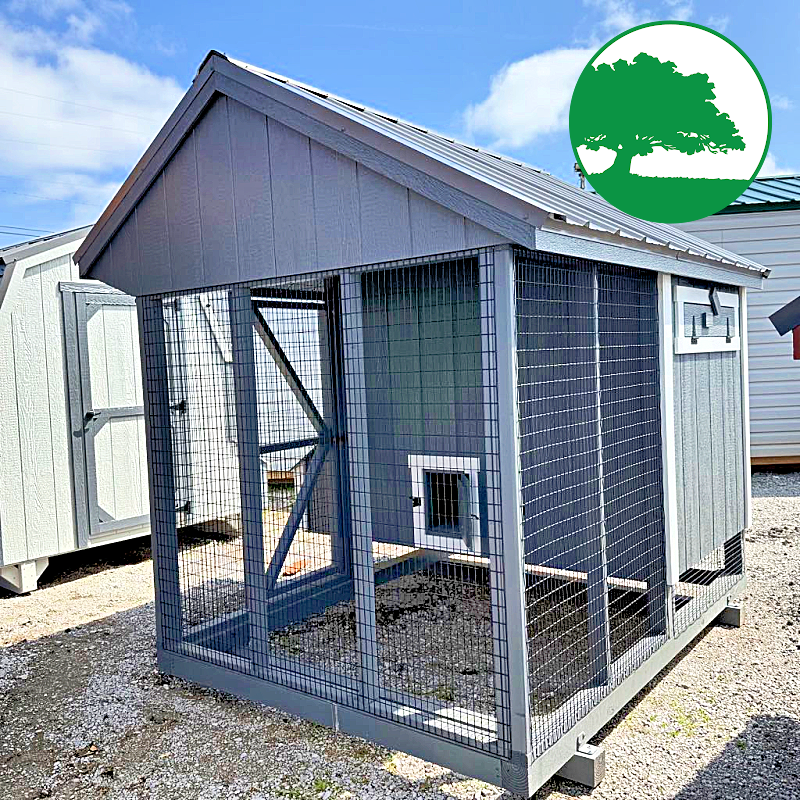 *SOLD*6' x 8' Painted Combination Coop