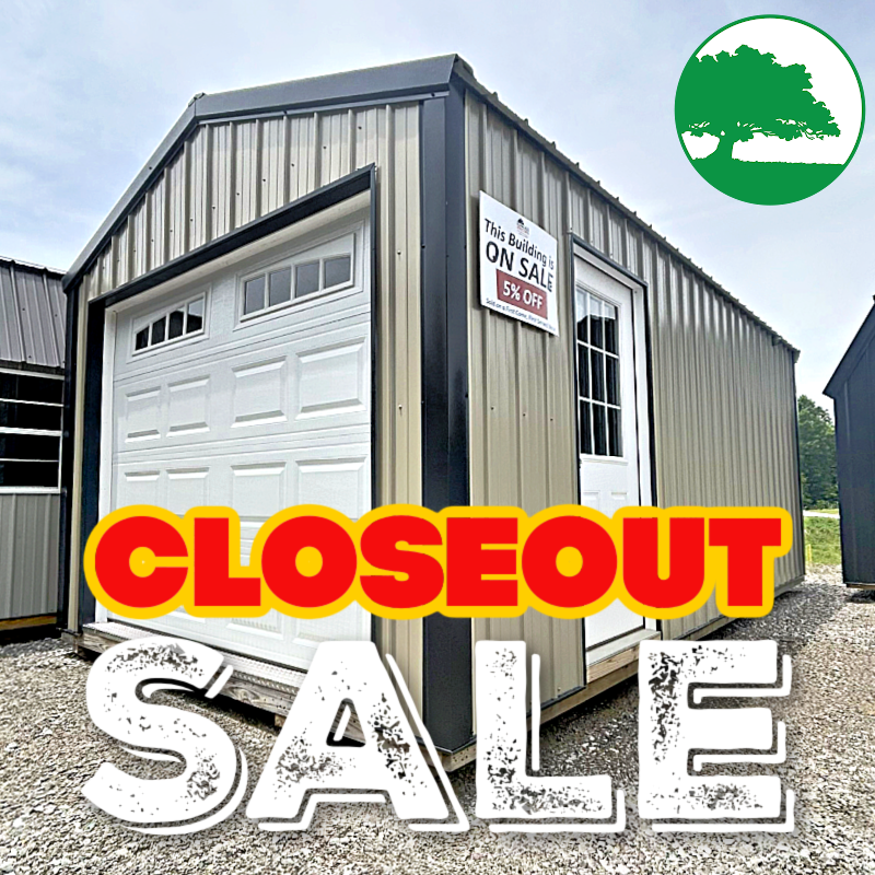 *CLOSEOUT* 12′ x 20′ Metal Garage