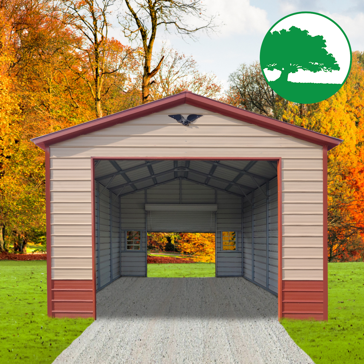18'W x 25'L Garage