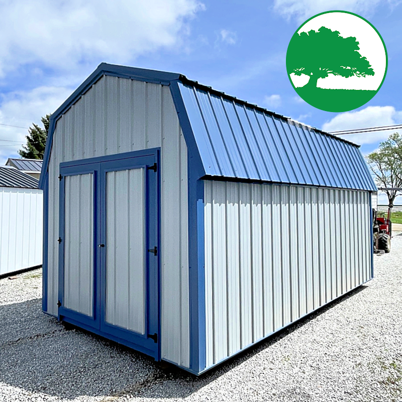 *SOLD*CLOSEOUT* 9' x 18' Metal Lofted Barn