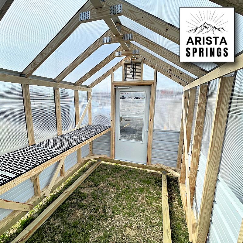 *SOLD*8' x 12' "Veggie Villa" Greenhouse