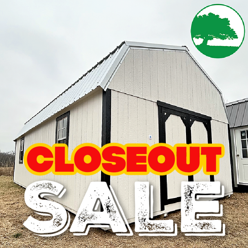 *CLOSEOUT* 14′ x 28′ Painted Lofted Barn