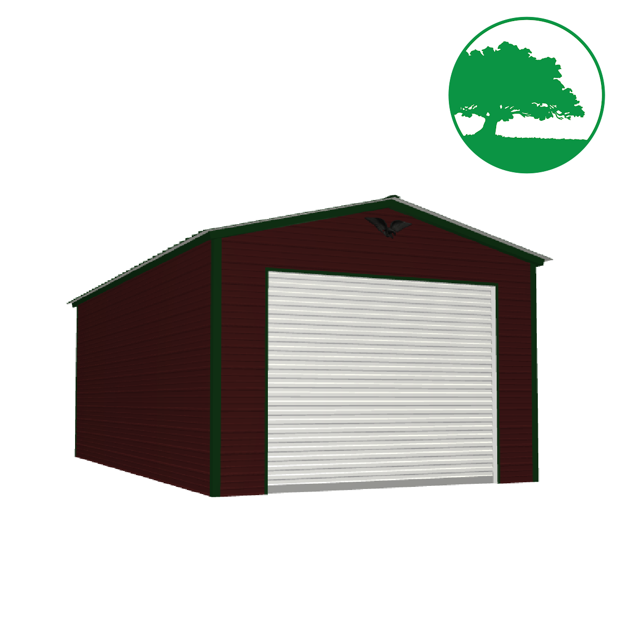14'W x 25'L Garage
