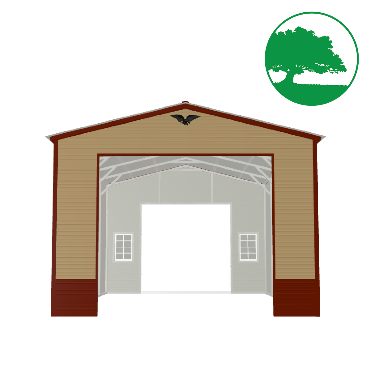 18'W x 25'L Garage