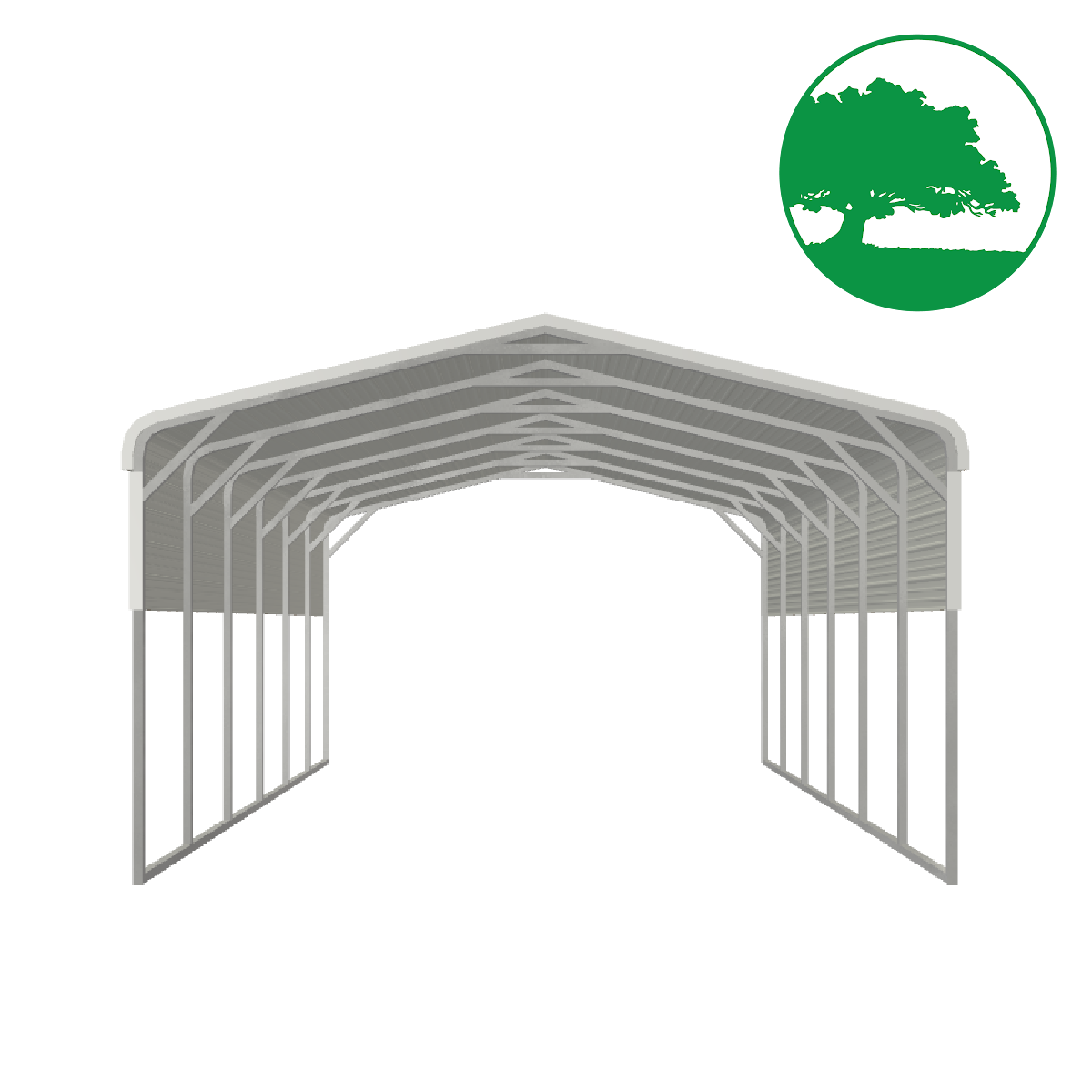 18'W x 30'L Carport