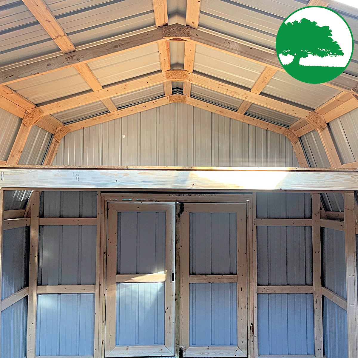 *SOLD*CLOSEOUT* 12' x 20' Metal Lofted Barn