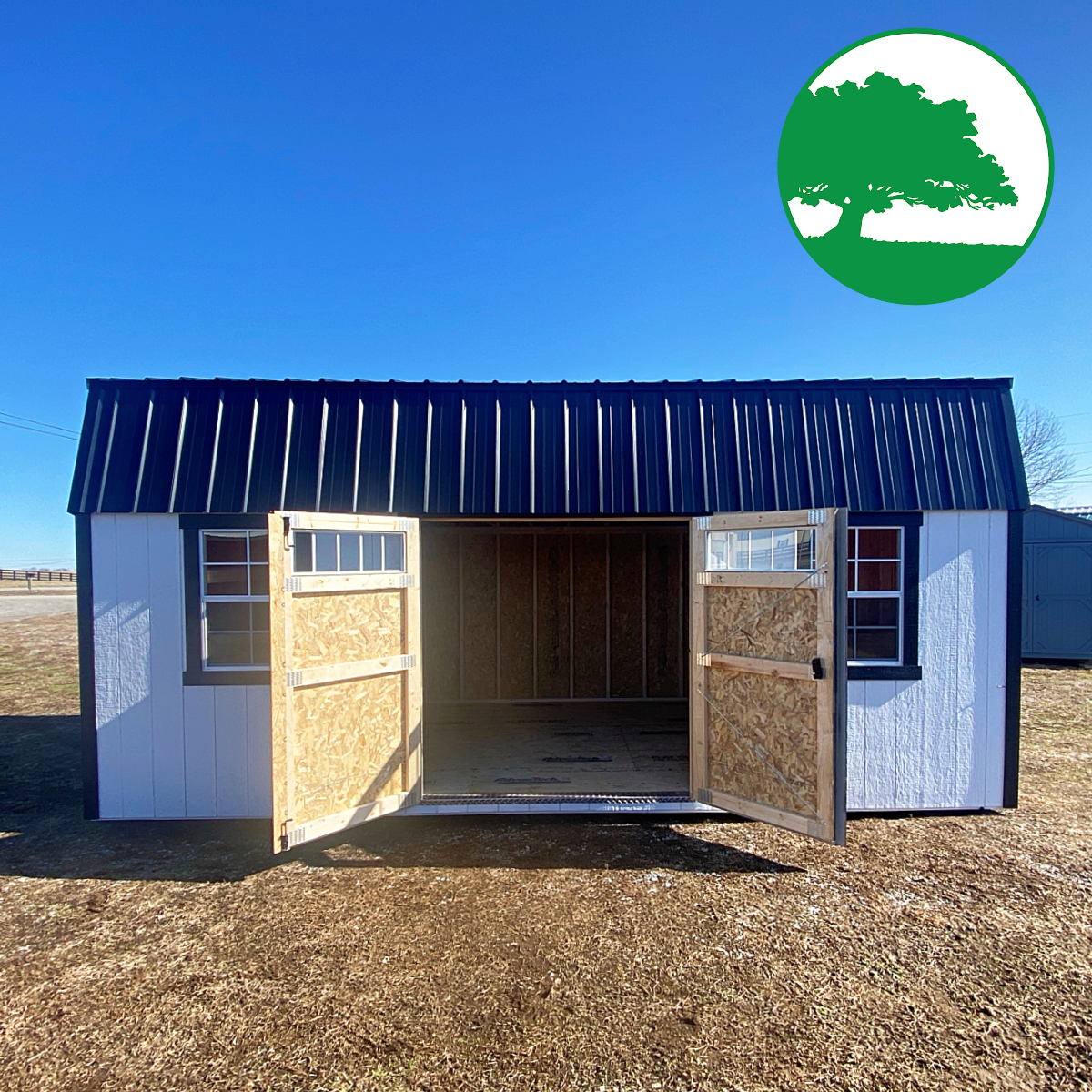 *SOLD**CLOSEOUT* 10' x 20' Painted "Side Lofted / Workshop"