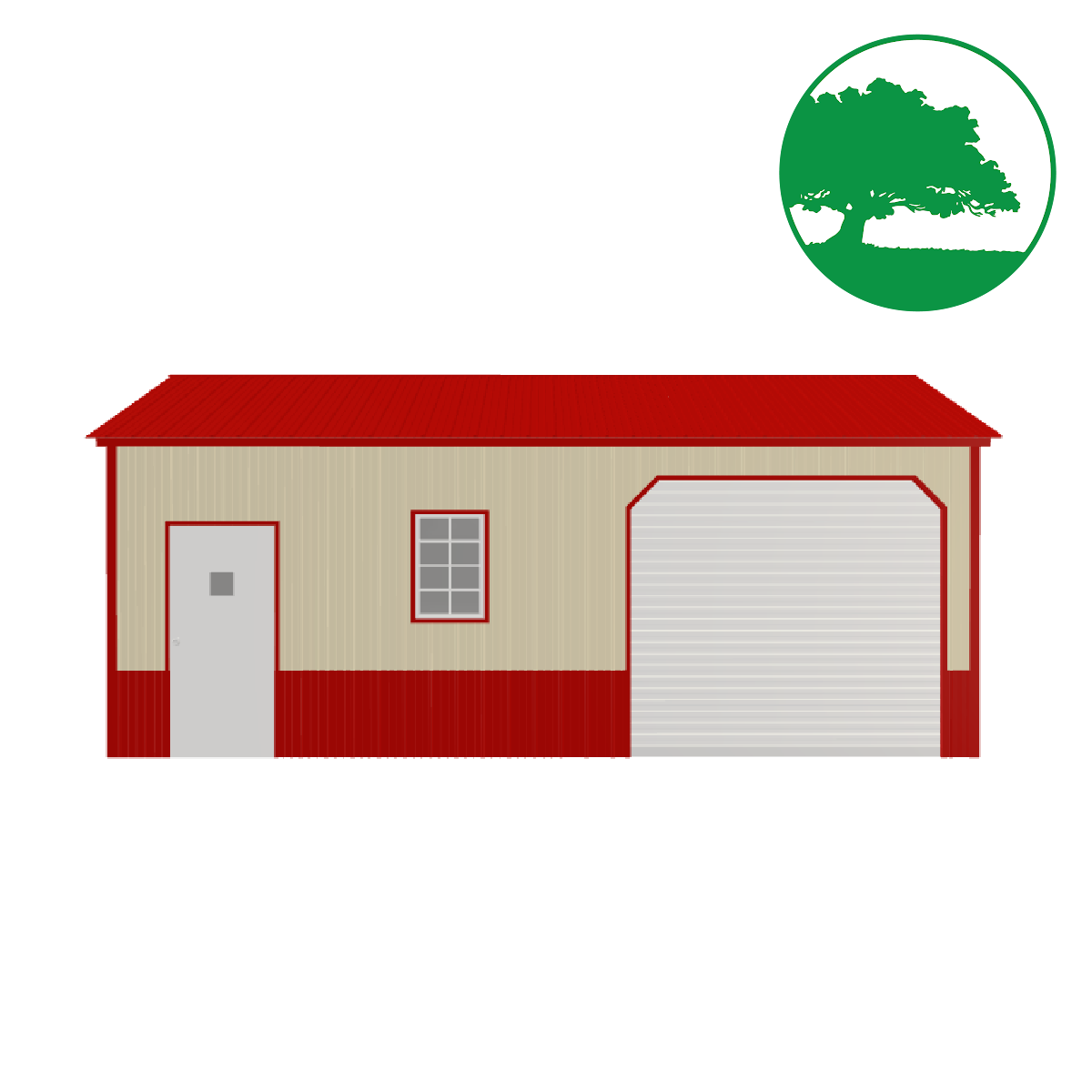 22'W x 25'L Garage
