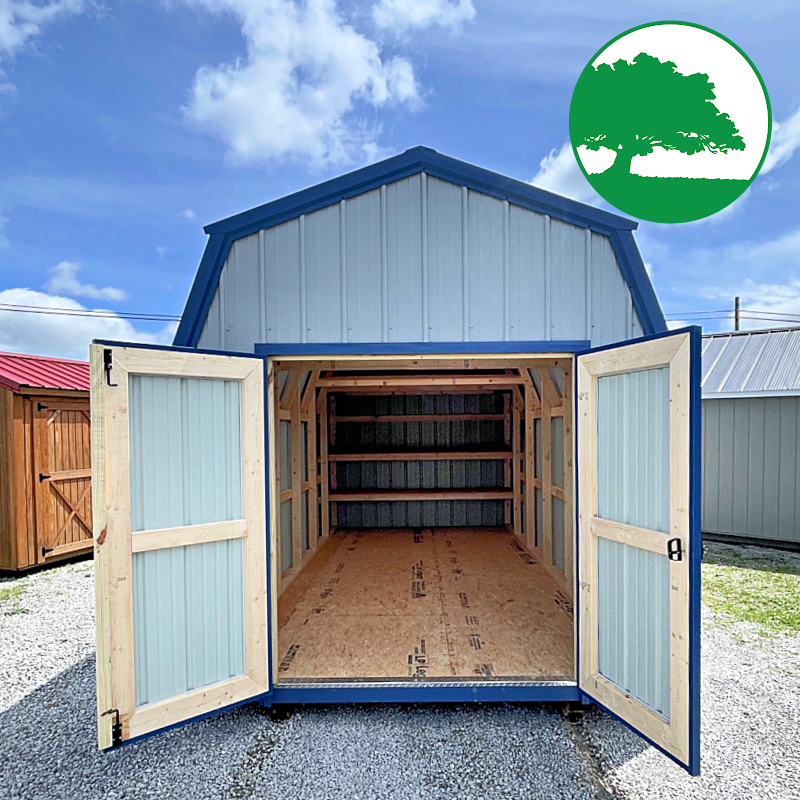 *SOLD*CLOSEOUT* 9' x 18' Metal Lofted Barn