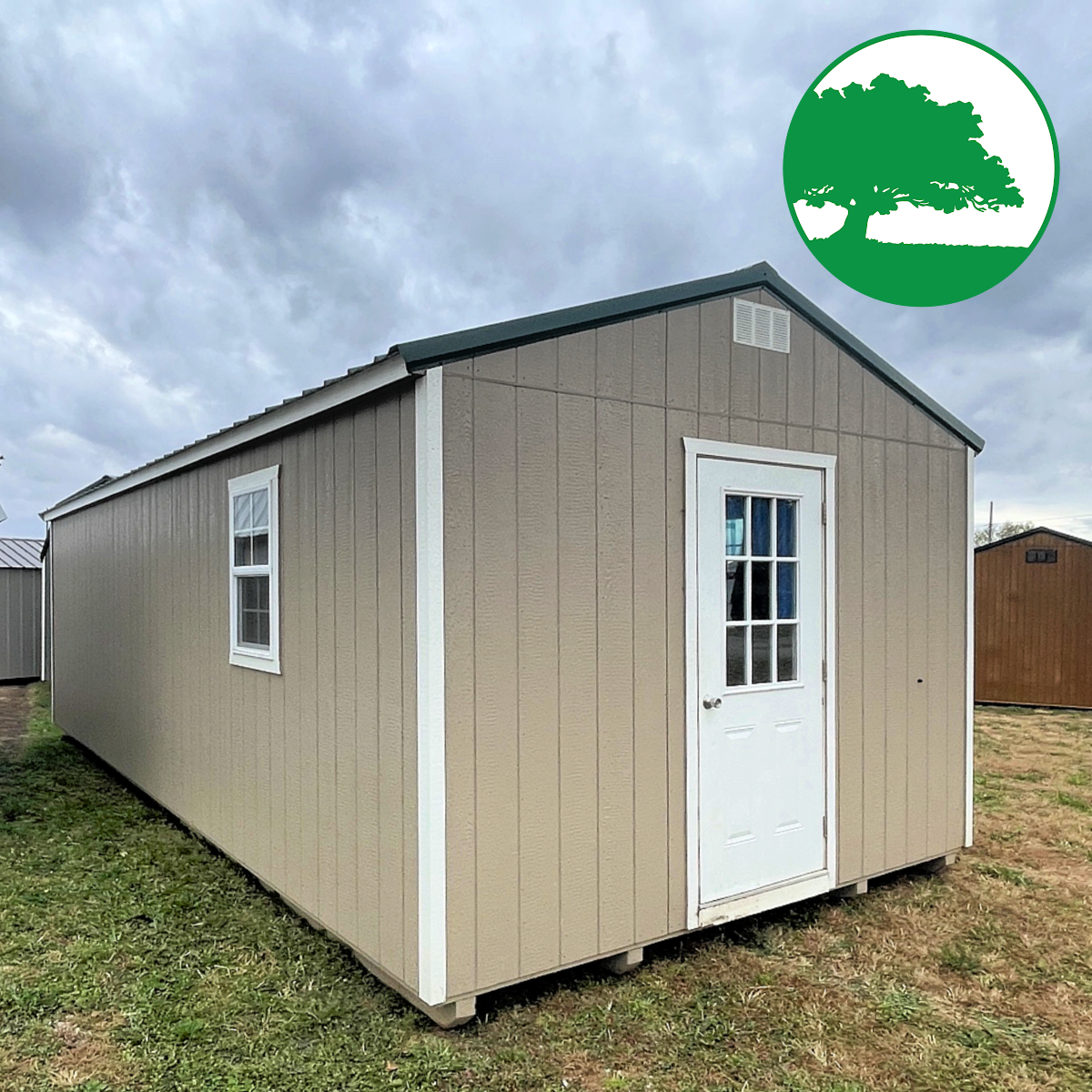 PRE-OWNED 12' x 28' Painted Utility / Cabin