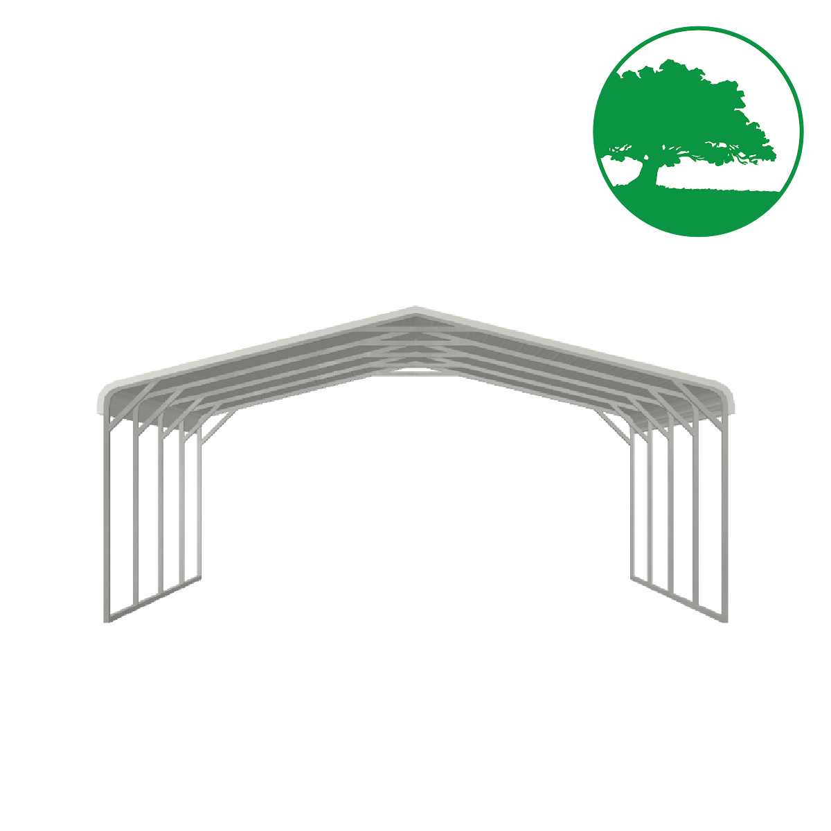 24'W x 20'L Carport