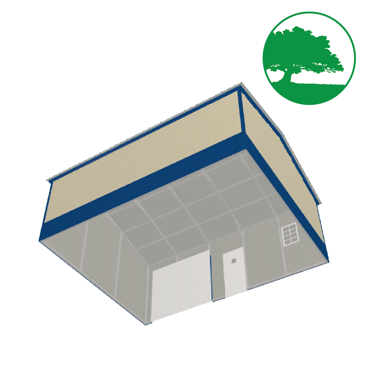 20'W x 25'L Garage