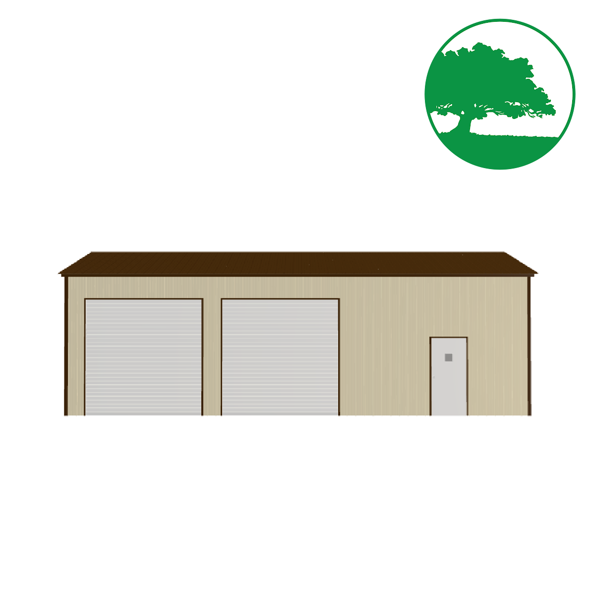 24'W x 40'L Garage
