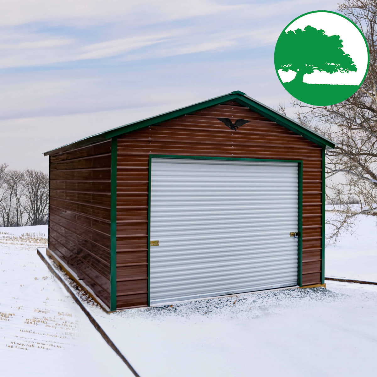 14'W x 25'L Garage