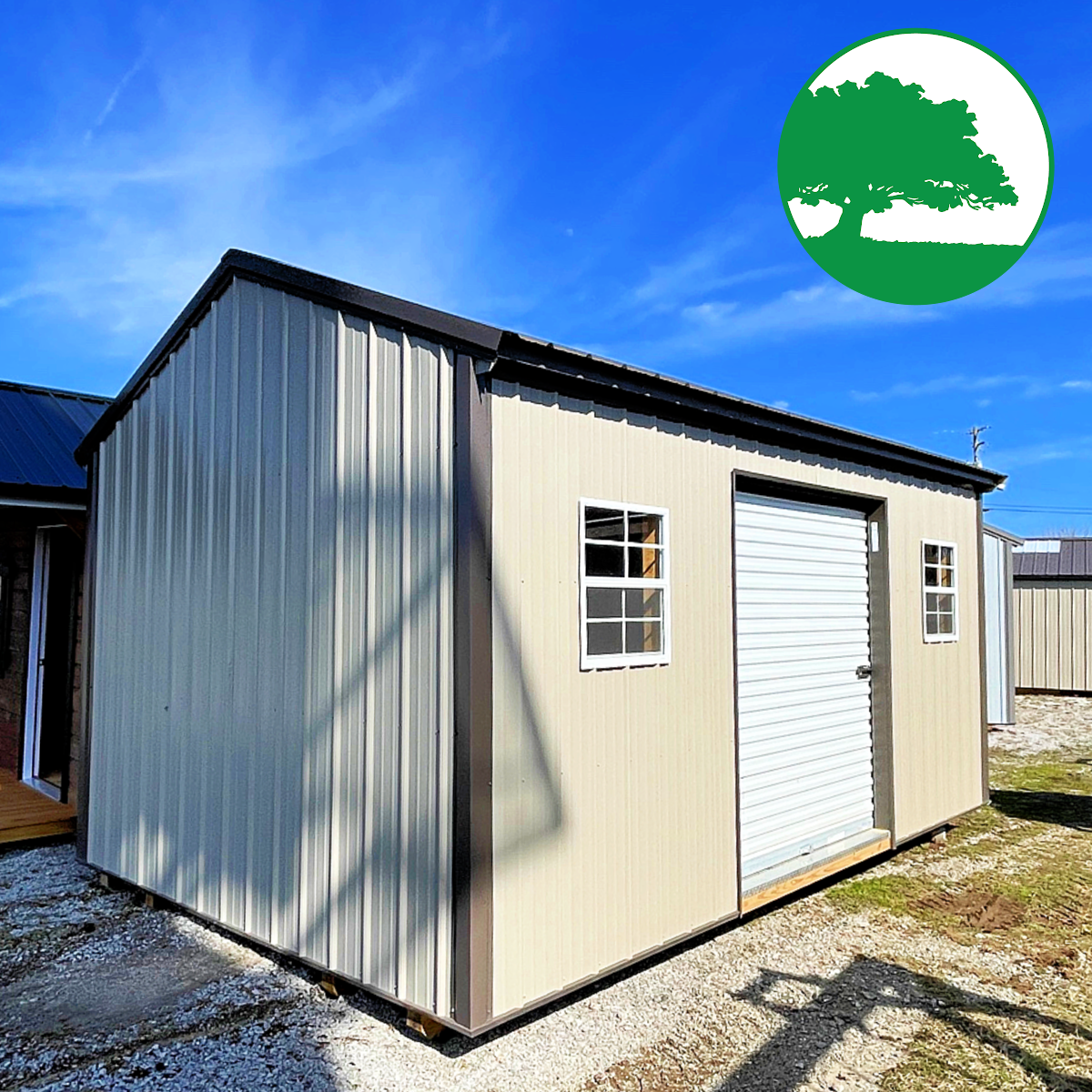 *CLOSEOUT* 12’ x 18’ Metal “Side Utility / Workshop”