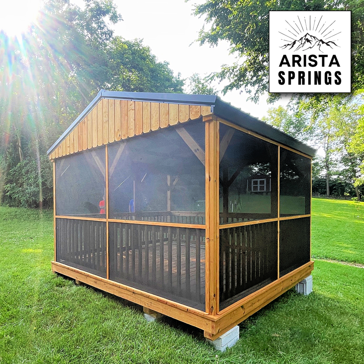 12' x 12' Screened Outdoor Oasis