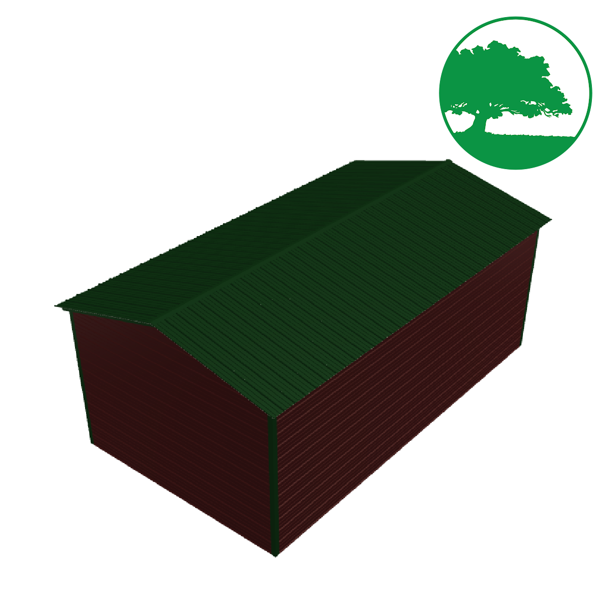 14'W x 25'L Garage