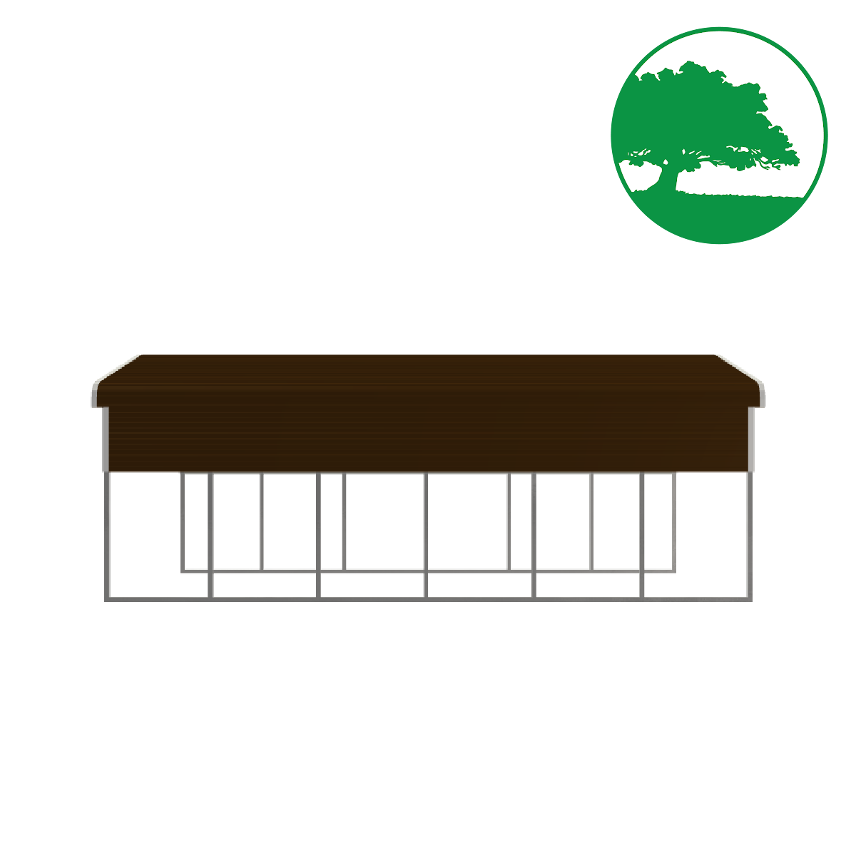 18'W x 30'L Carport
