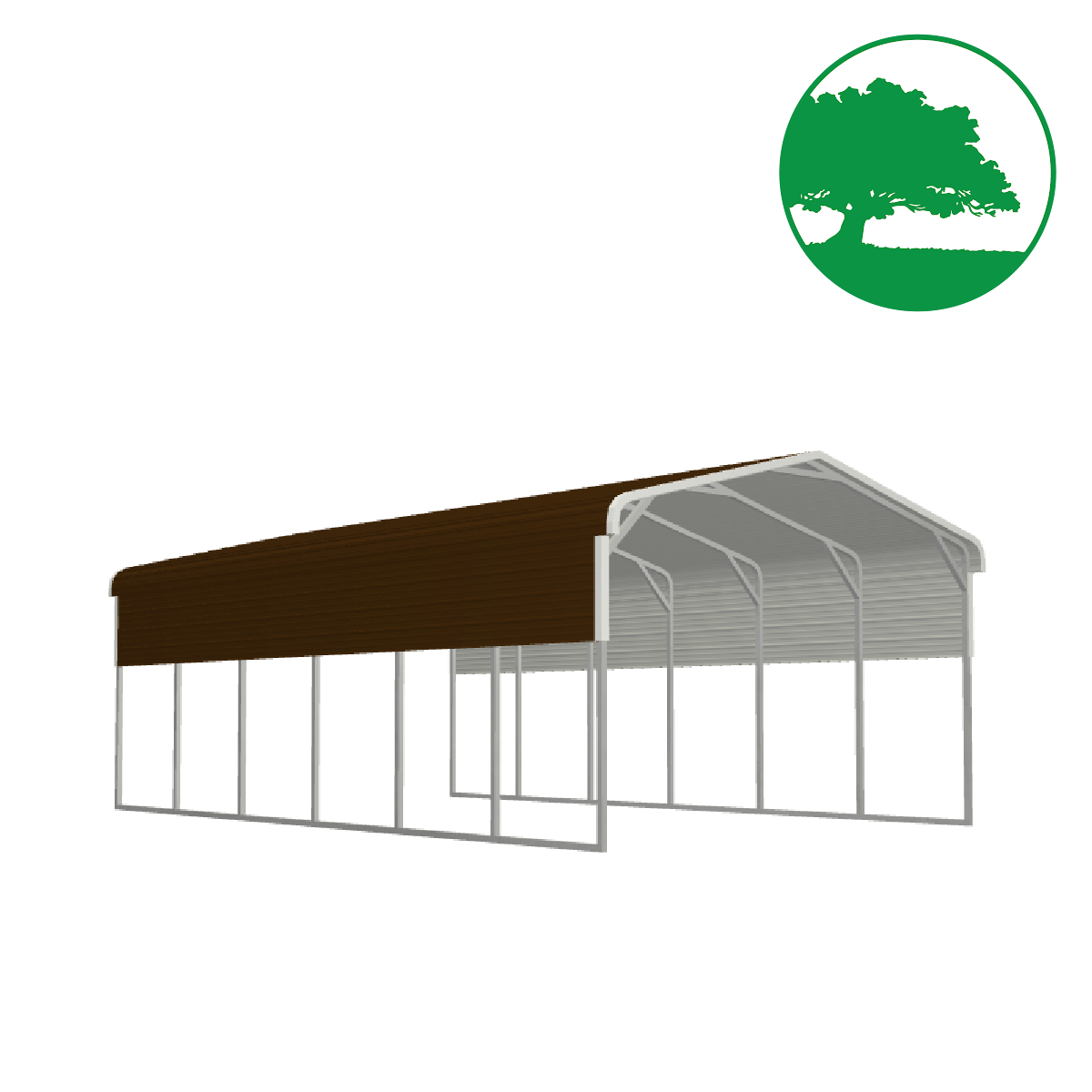 18'W x 30'L Carport