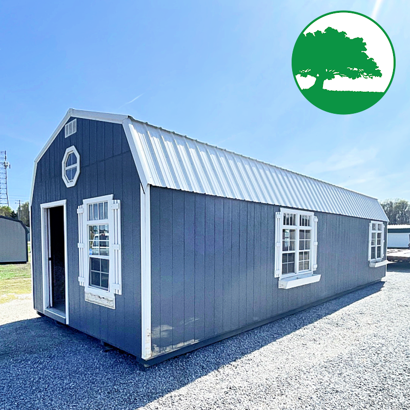 *SOLD*PRE-OWNED 12' x 36' Painted Lofted / Cabin