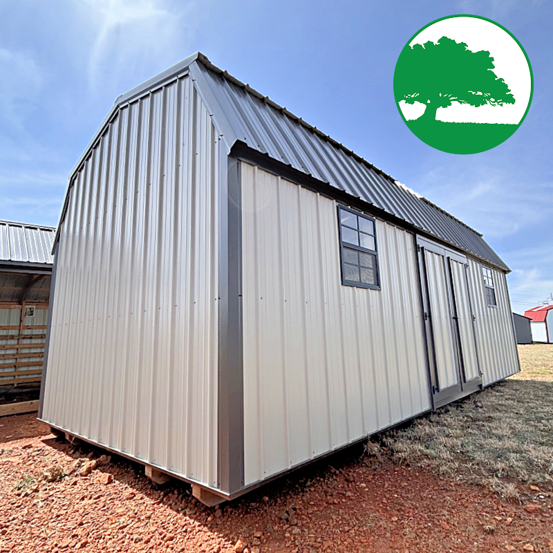 12′ x 24′ Metal “Side Loft Barn”