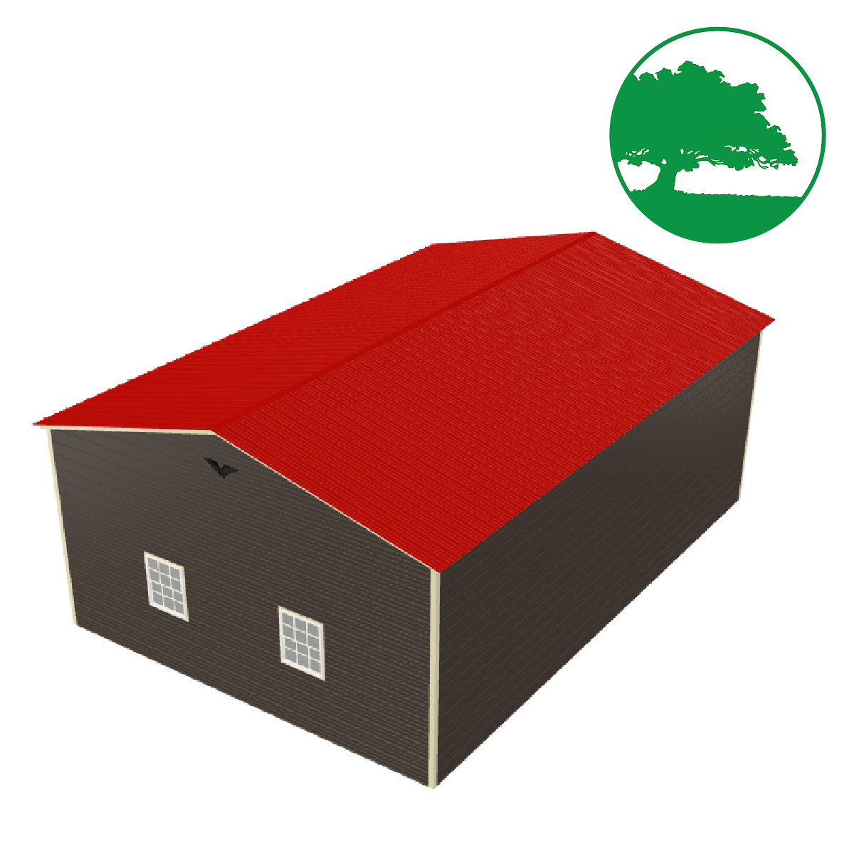 24'W x 35'L Garage
