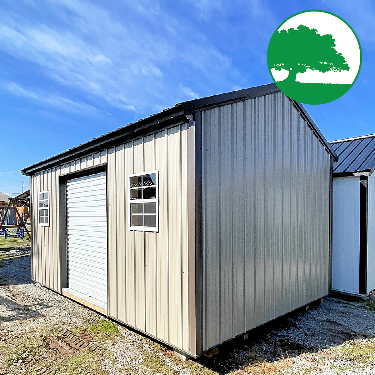 *CLOSEOUT* 12’ x 18’ Metal “Side Utility / Workshop”