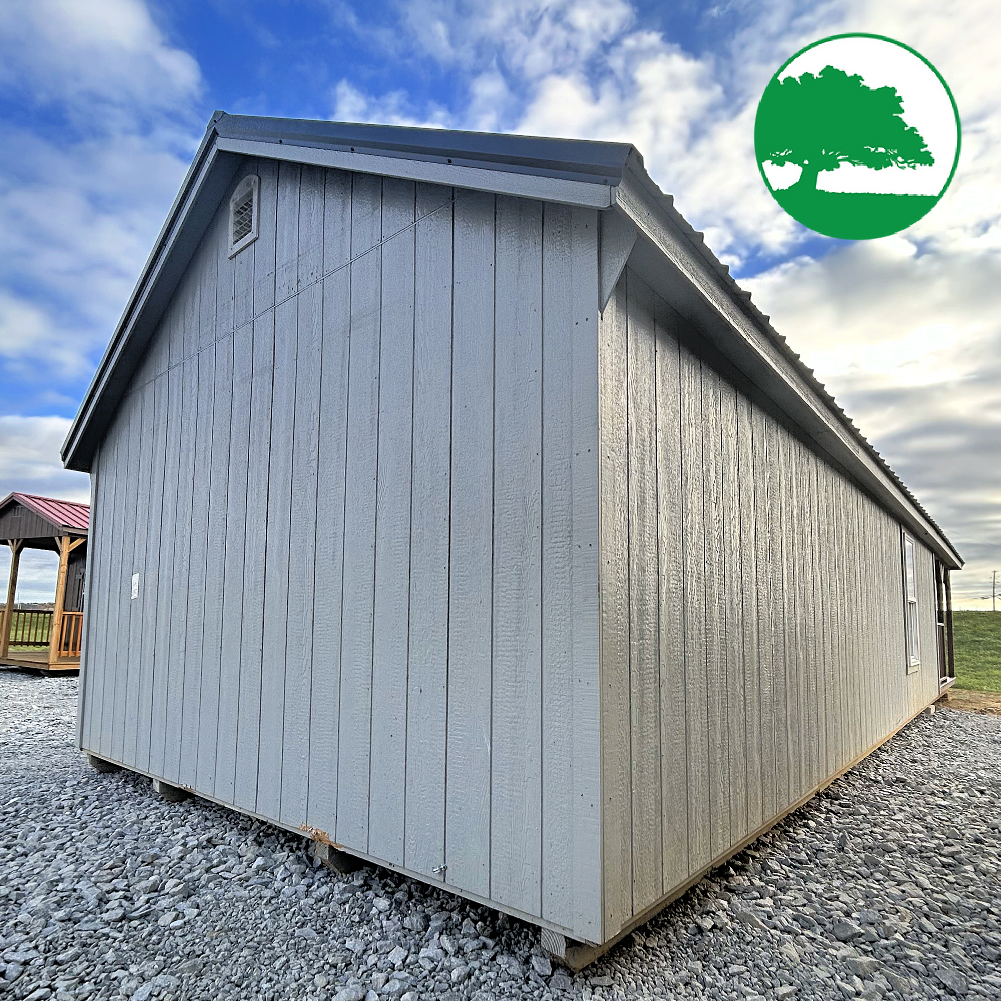 PRE-OWNED 14' x 40' Painted Deluxe Cabin
