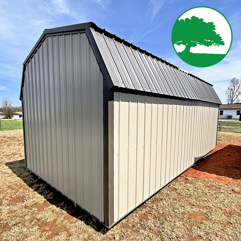 12' x 24' Metal "Side Loft Barn"