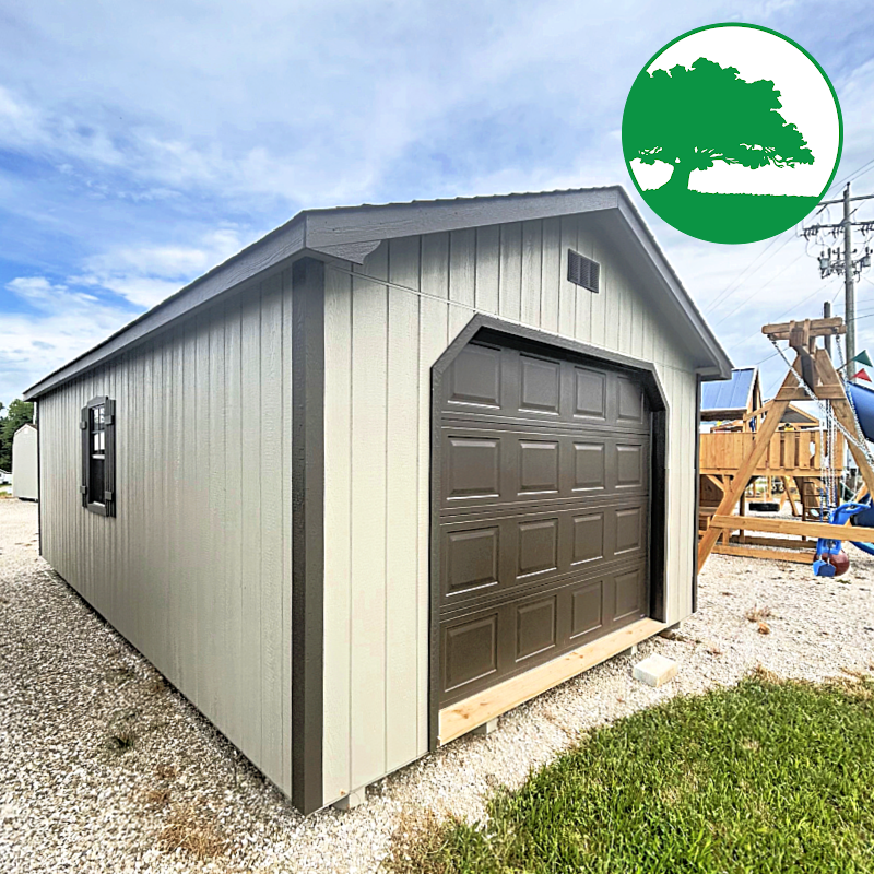 14' x 24' Painted "A-Roof / Garage"