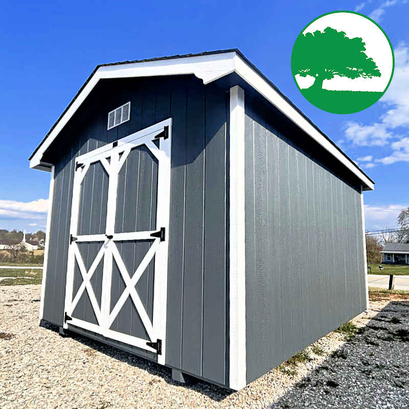 10' x 12' Painted "A-Roof / Utility"
