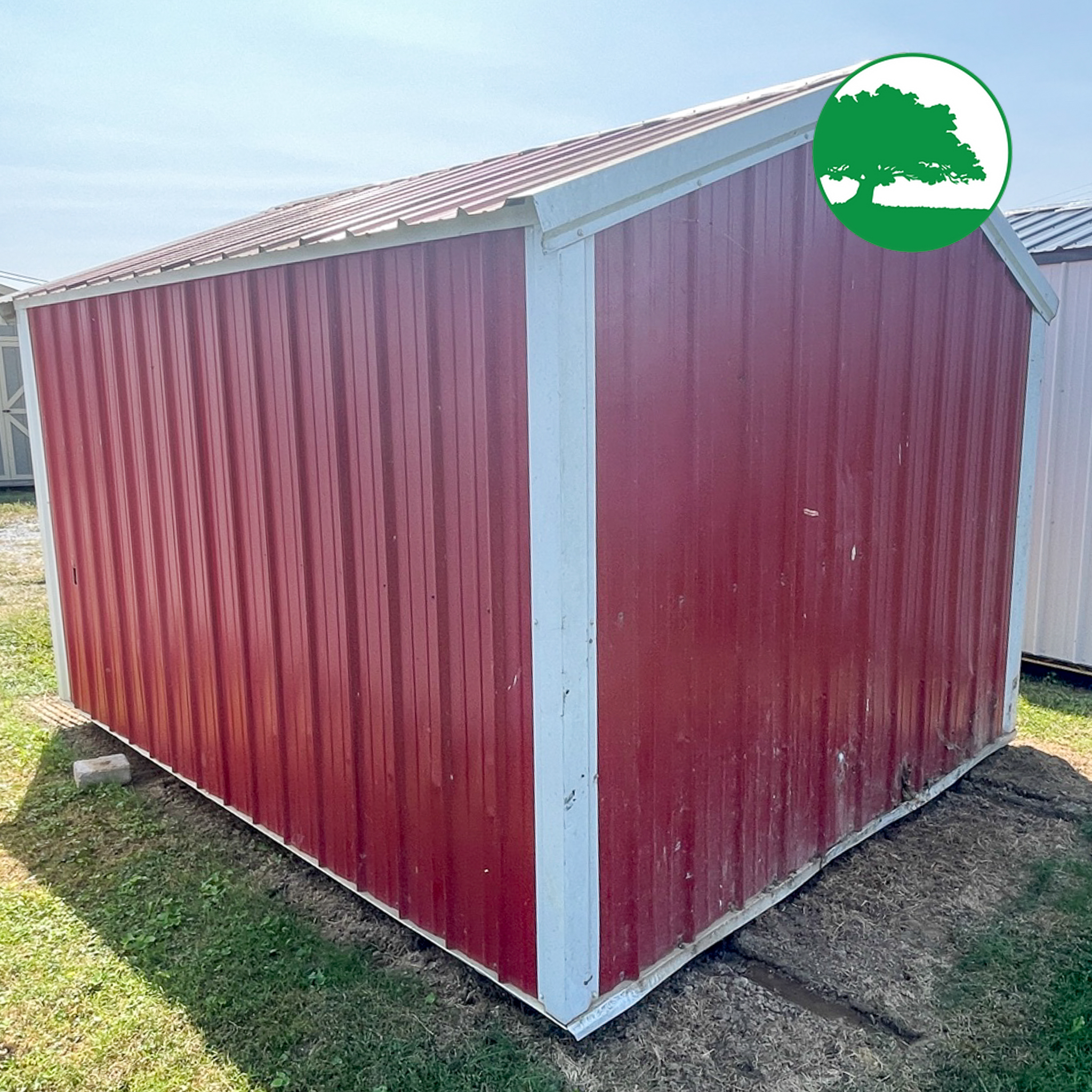 *SOLD*PRE-OWNED 9’ x 12’ Metal “Economy / Utility”
