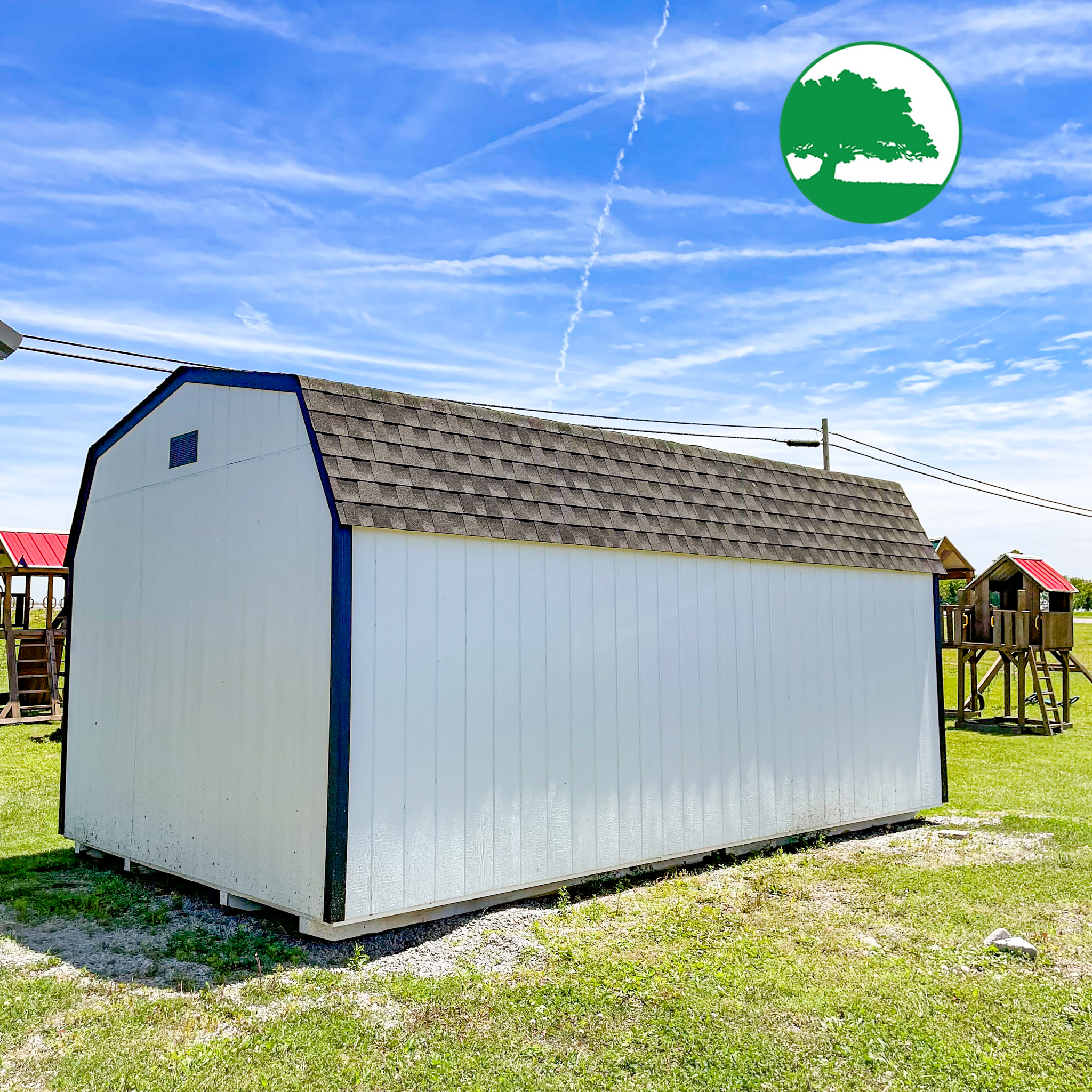 12' x 20' Painted Side Lofted Barn