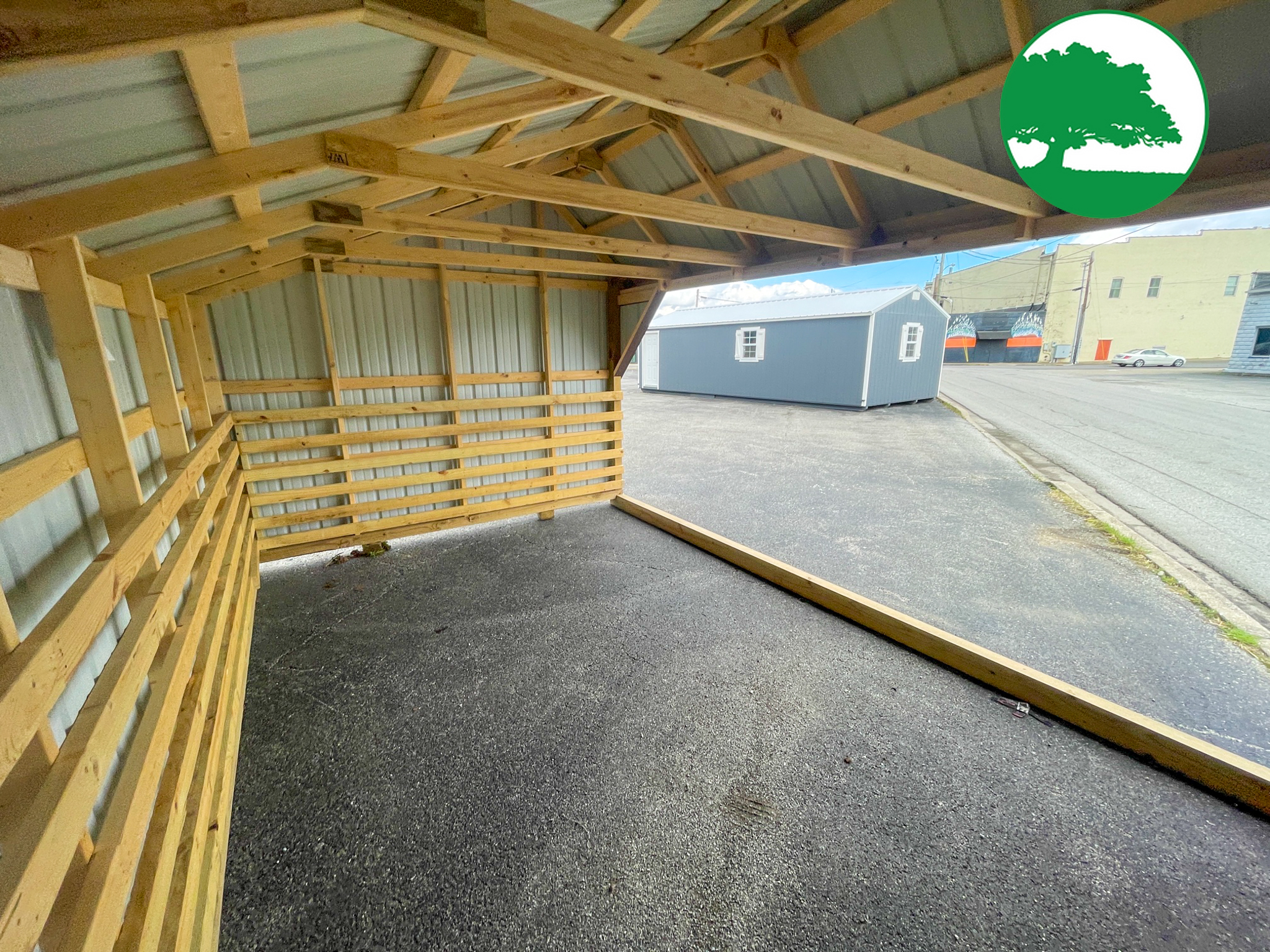 12' x 18' Metal Animal Shelter
