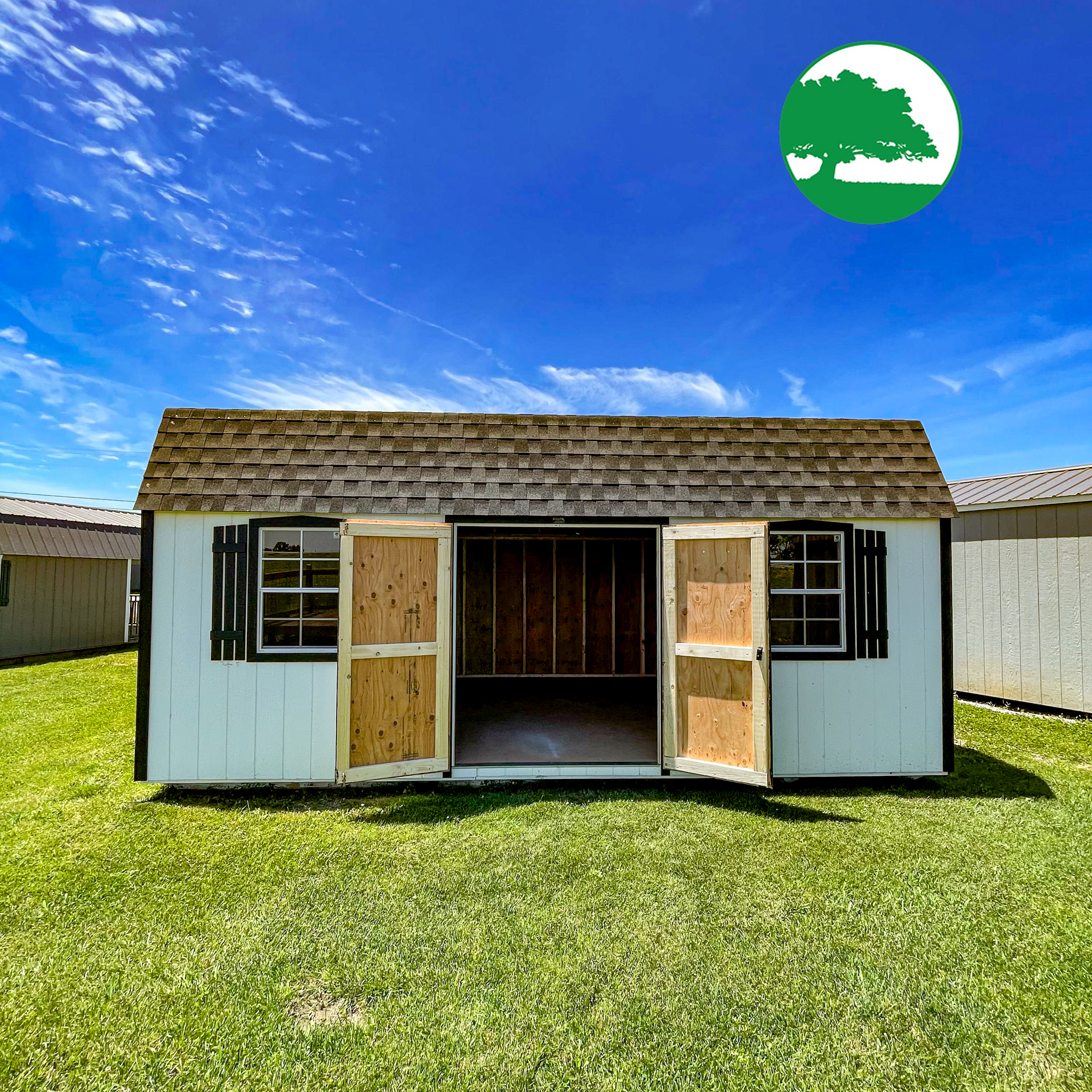 12' x 20' Painted Side Lofted Barn