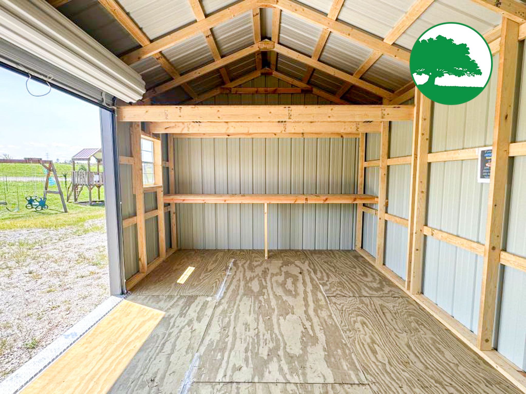 *CLOSEOUT* 12’ x 18’ Metal “Side Utility / Workshop”