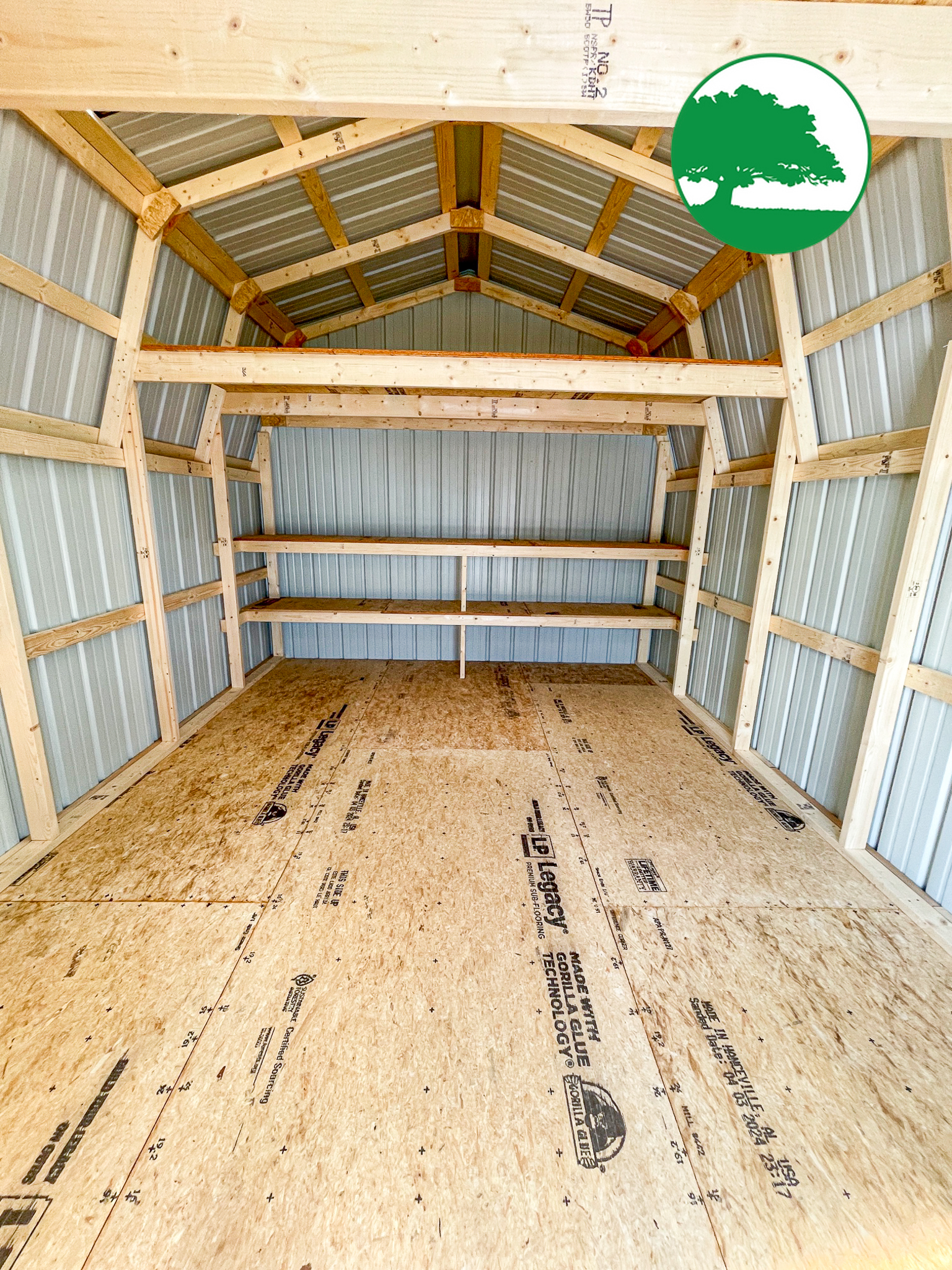 12' x 18' Metal "Lofted Barn"