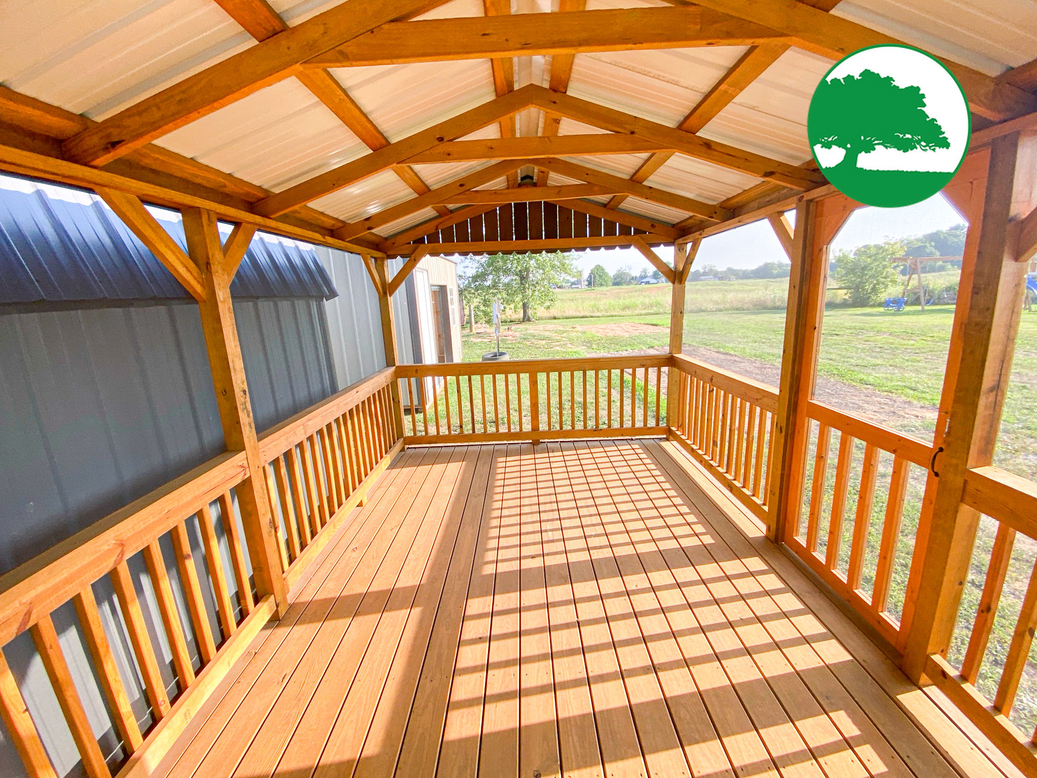 *SOLD*PRE-OWNED 10' x 16' Outdoor Oasis w/ Screen Pavilion