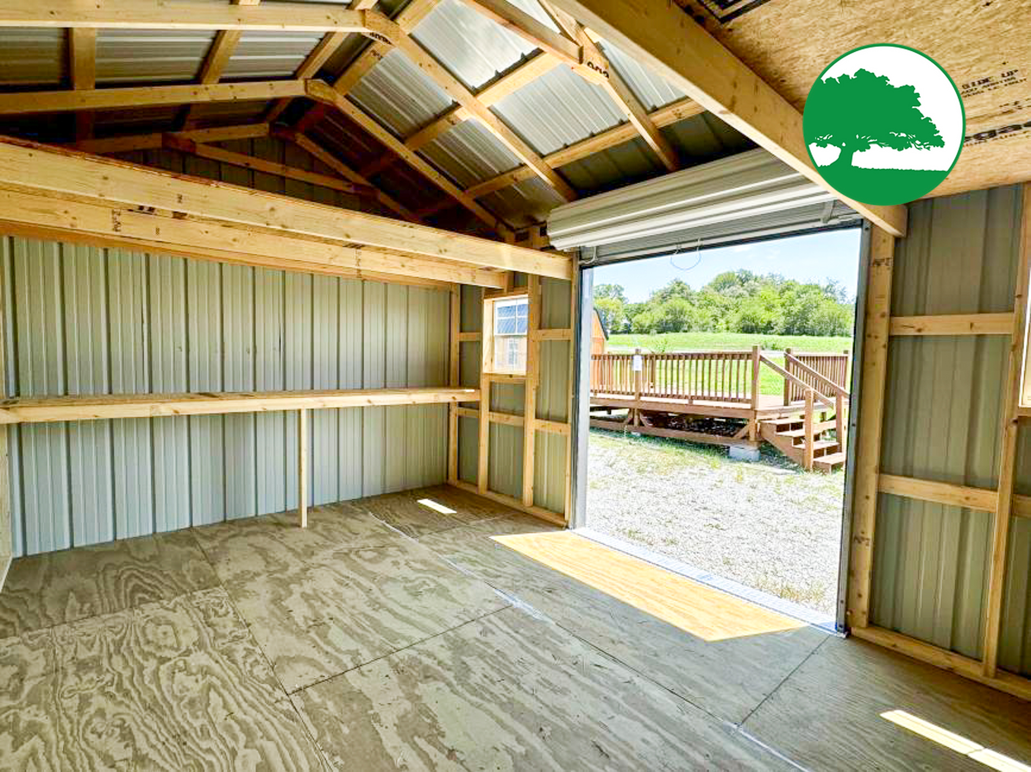 *CLOSEOUT* 12’ x 18’ Metal “Side Utility / Workshop”