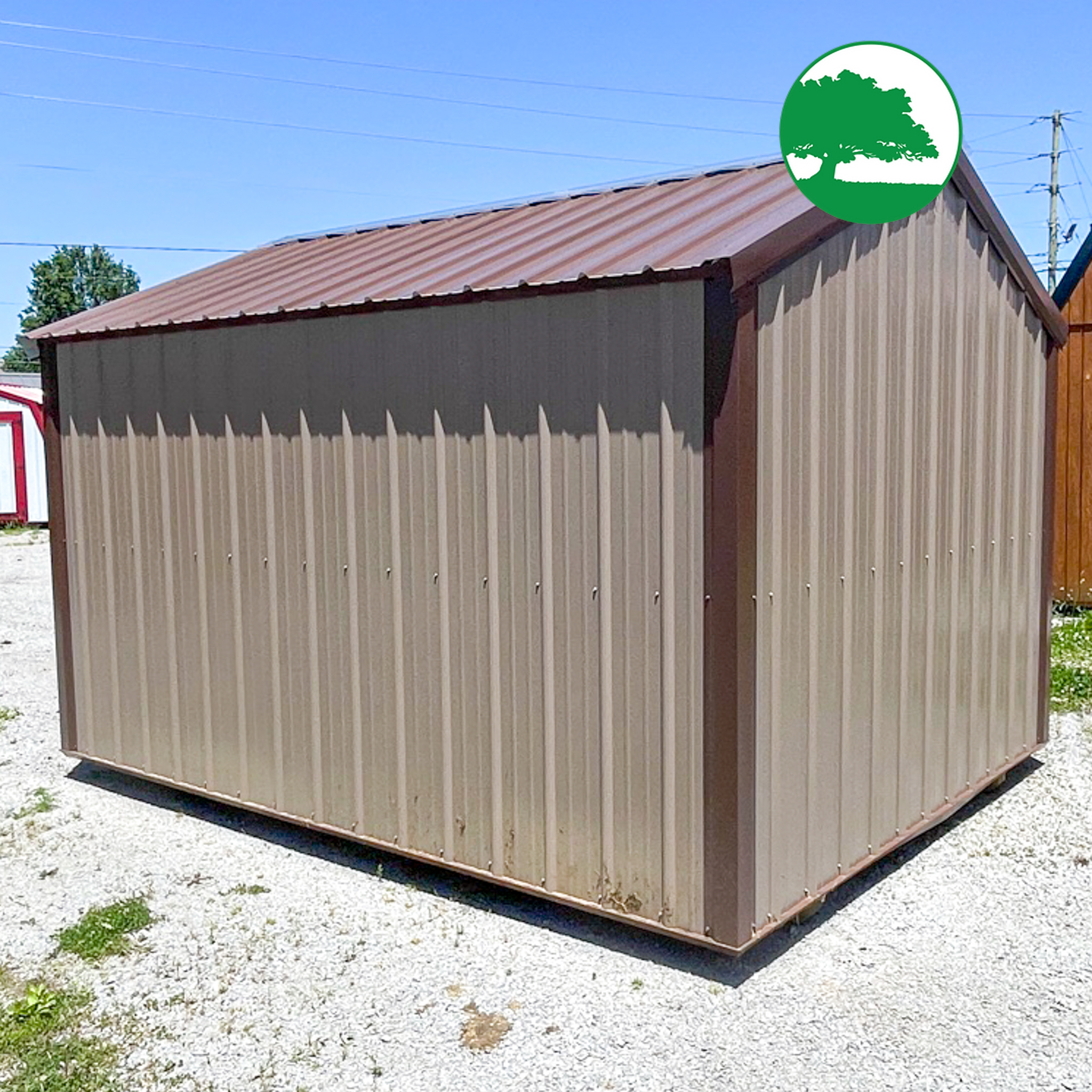 *SOLD*CLOSEOUT* 9’ x 12’ Metal “Economy / Utility”