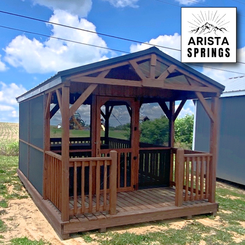 PRE-OWNED 10' x 16' "Fernwood Oasis w/ Screen" Pavilion