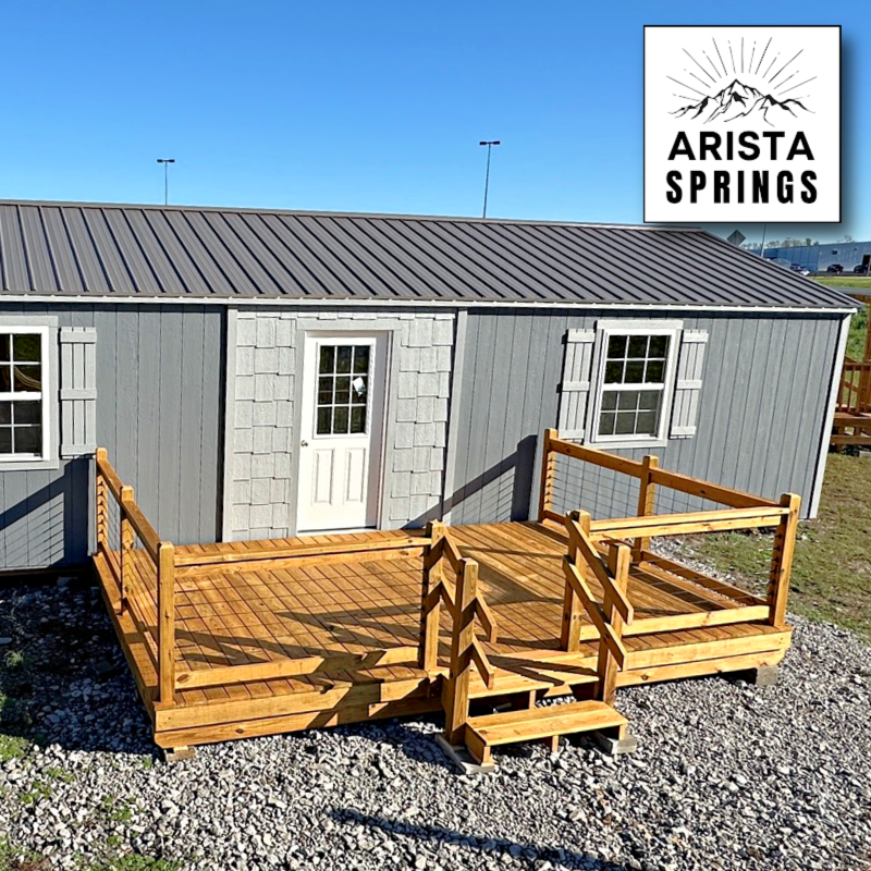 *SOLD*10' x 16' Alpine "Deck w/ Cable Railing"