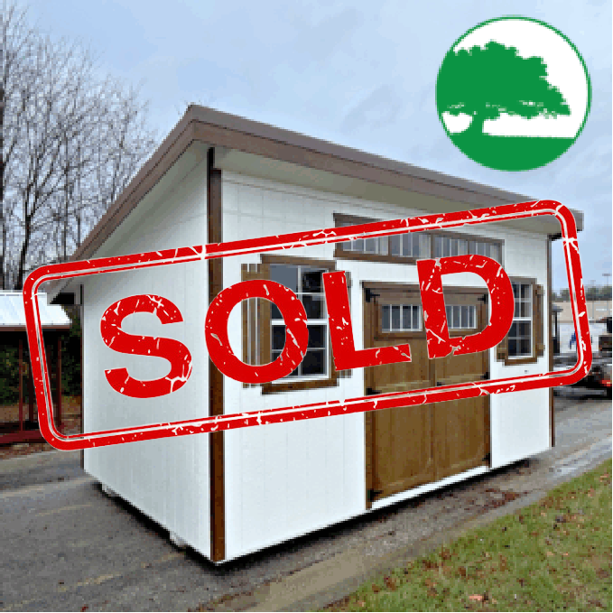 *SOLD*10' x 16' Painted "Studio Shed"