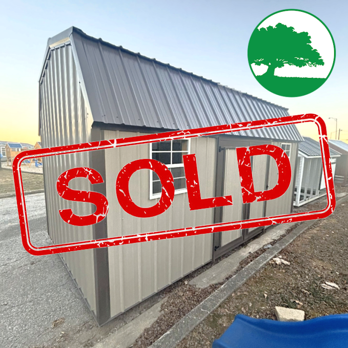 *SOLD*9' x 18' Metal "Side Lofted Barn"