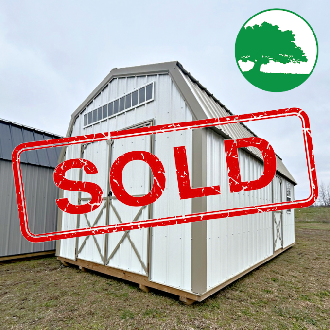 *SOLD*12′ x 20′ Metal “Lofted Barn / Workshop”