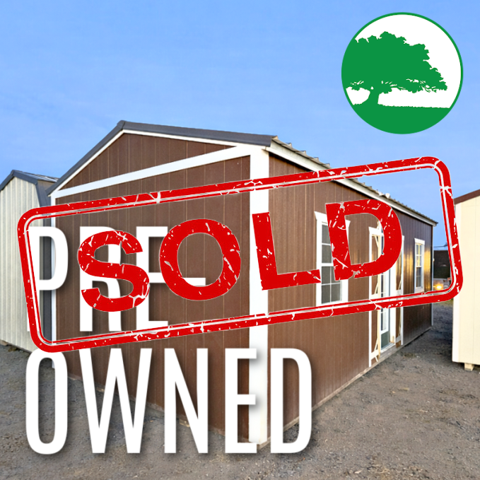 *SOLD*PRE-OWNED 12′ x 24′ Painted “Side Utility”