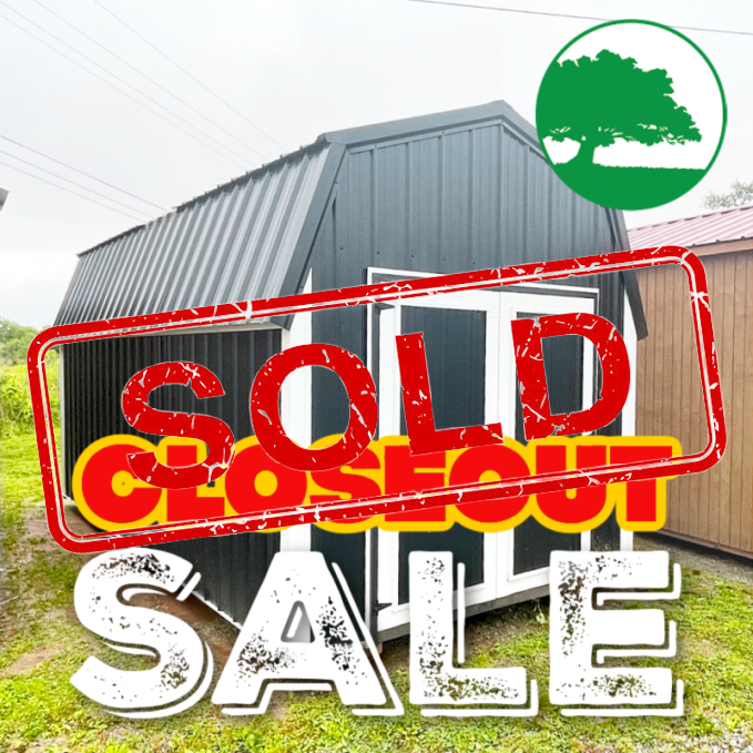 *SOLD*CLOSEOUT* 9' x 18' Metal "Lofted Barn"