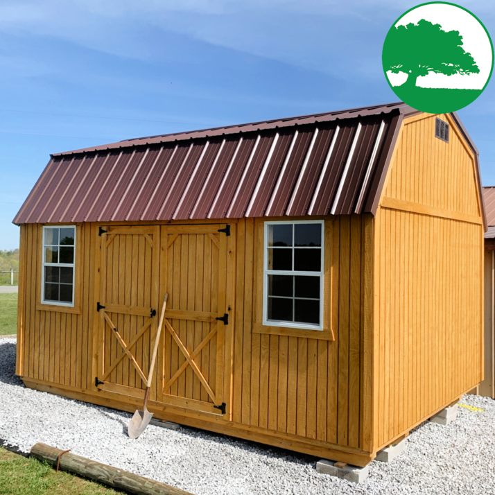 side lofted barn slopingtreated 1