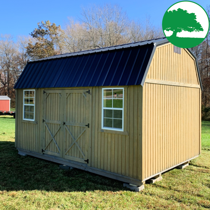 side lofted barn slopingtreated 2