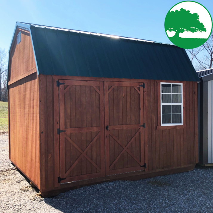side lofted barn slopingtreated 4